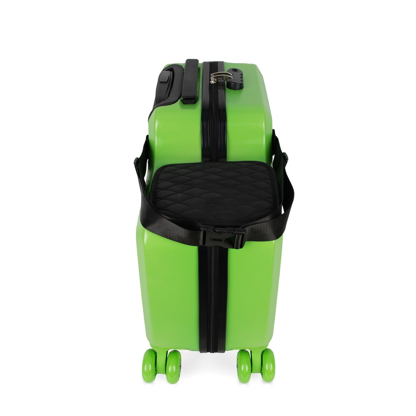 RollyRider Rocko rhino suitcase lifestyle photo at airport